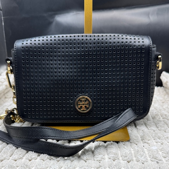 Tory Burch Robinson Chain Small Crossbody Bag - Picture 1 of 11